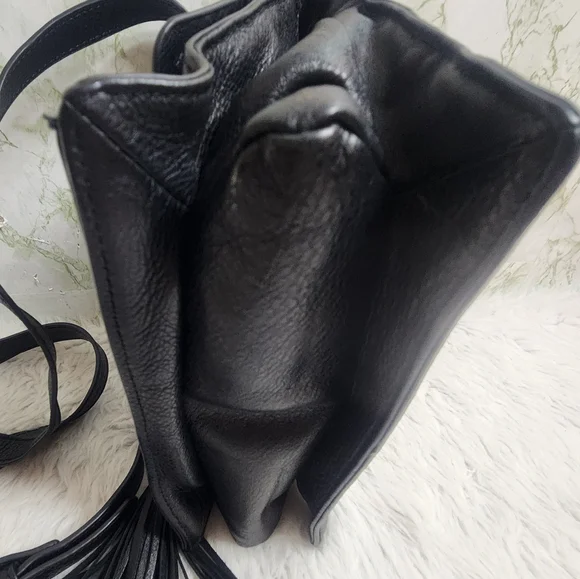 CLEMENTS RIBEIRO Black Leather Crossbody - Picture 9 of 13